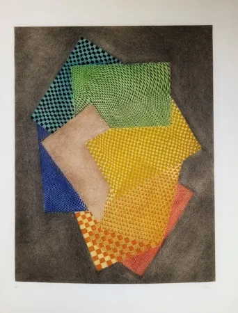 Etching Piza - Sans titre 