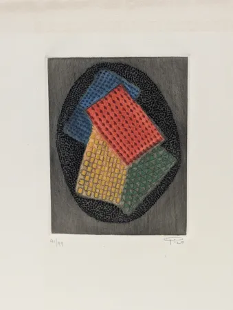 Etching Piza - Sans titre