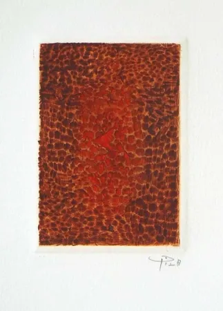 Etching And Aquatint Piza - Terre brûlée 