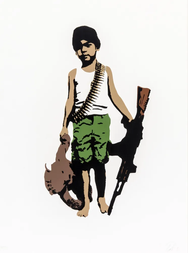 Screenprint Plastic - Warchild