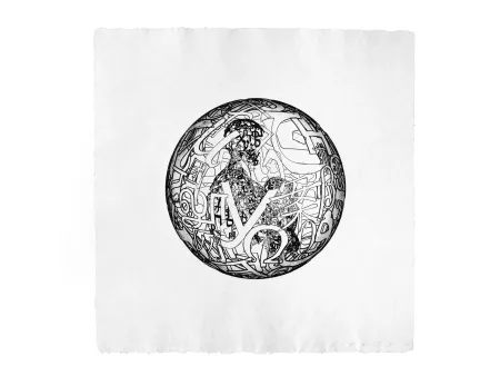 Etching Plensa - Alchimistes 3