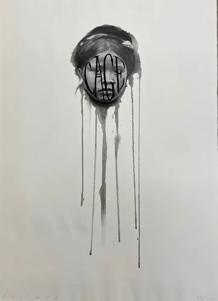 Lithograph Plensa - Arcano