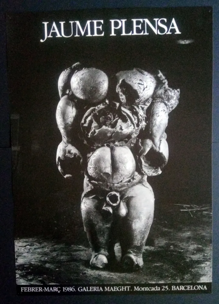 Poster Plensa - JAUME PLENSA MAEGHT 1986 