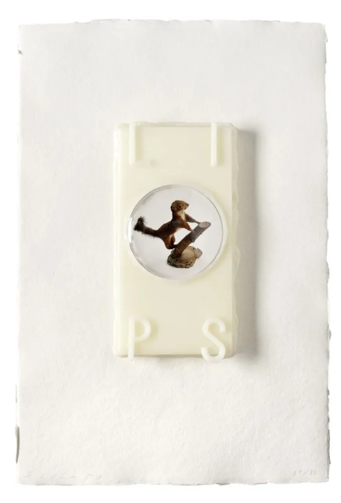 Engraving Plensa - Lips (Multindus II)