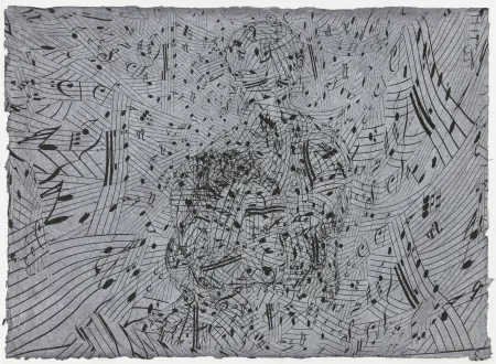 Etching Plensa - Nocturne II