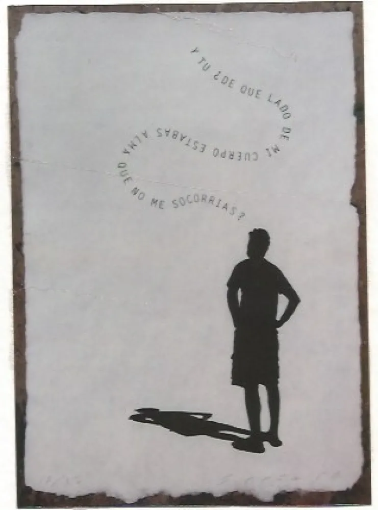 Etching Plensa - Pensando en Valente