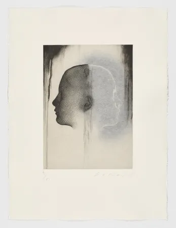 Engraving Plensa - Sin titulo