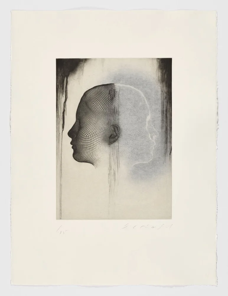 Etching Plensa - Sin titulo
