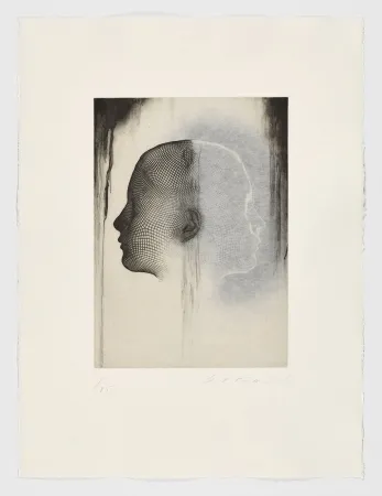 Etching Plensa - Sin titulo