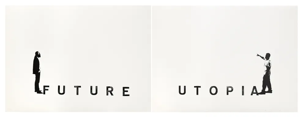 Etching Plensa - Suite du temps 5