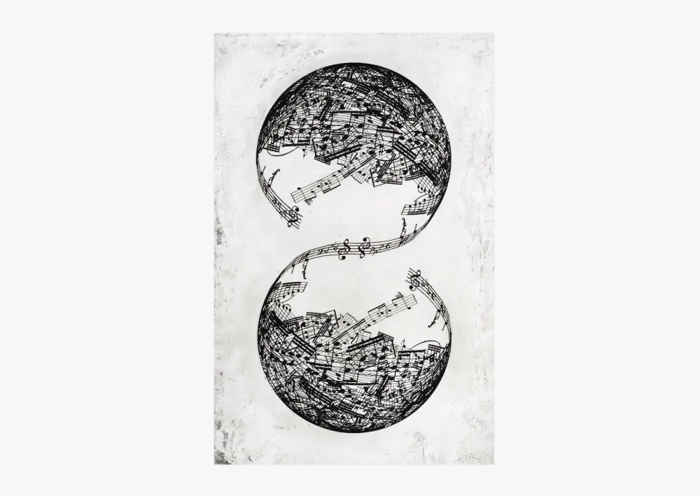 Etching Plensa - Symétrie