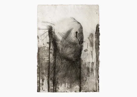 Etching Plensa - Twins 1