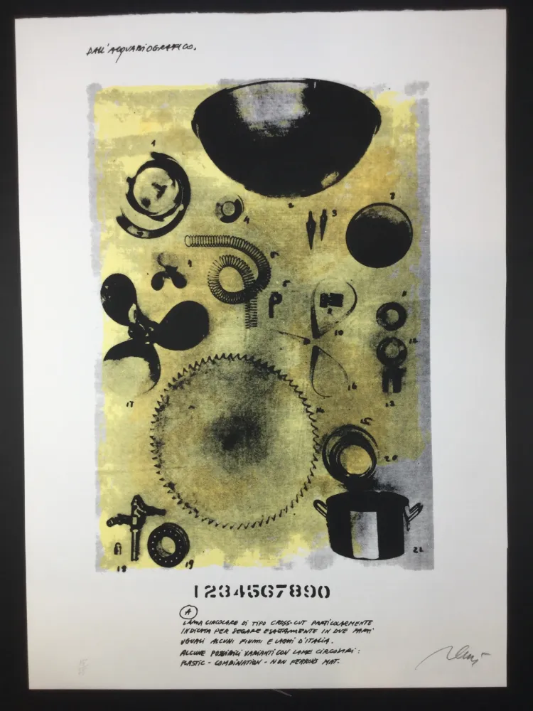 Lithograph Plessi - Untitled 