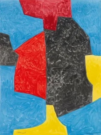 Lithograph Poliakoff - Composition