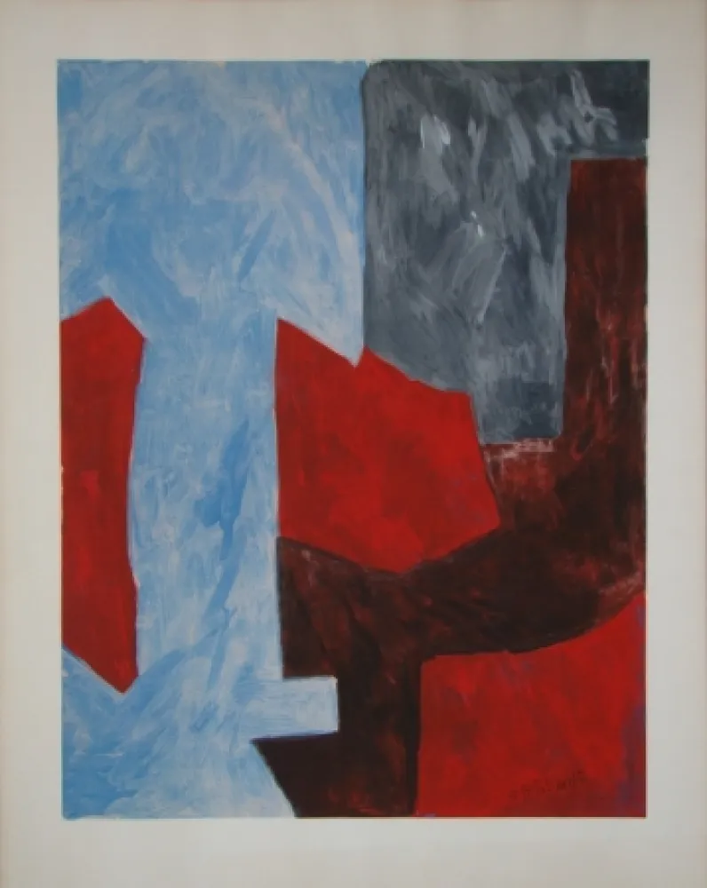 Lithograph Poliakoff - Composition