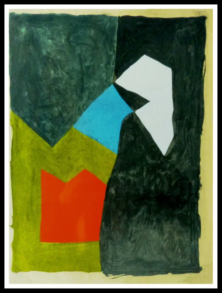 Pochoir Poliakoff - Gouache