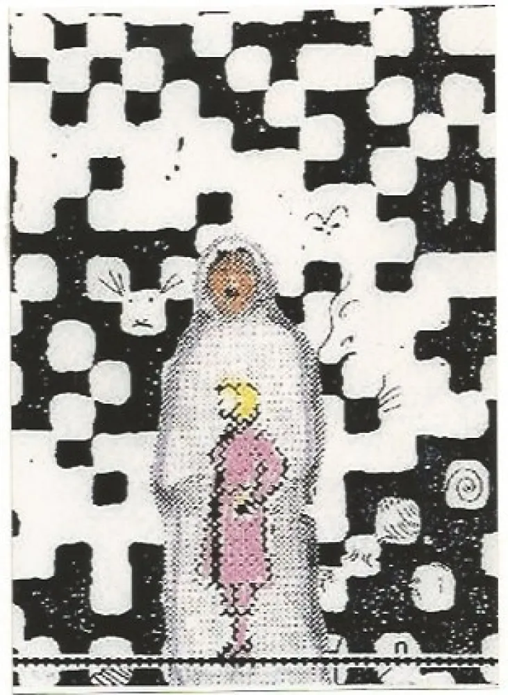 Screenprint Polke - Hallucie