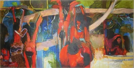 Lithograph Pomar - Sans titre