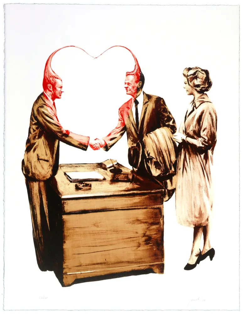 Lithograph Pomet - Ellos