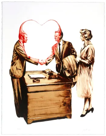 Lithograph Pomet - Ellos