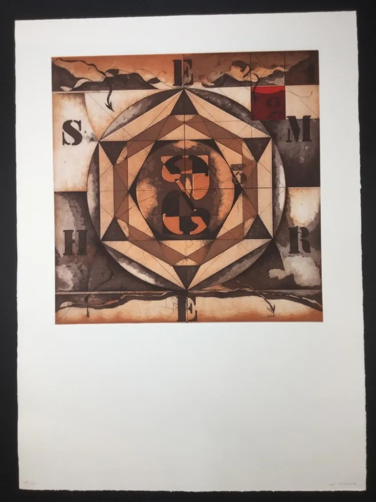 Etching And Aquatint Pomodoro - Numero oltre il visibile