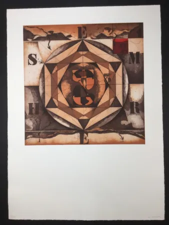 Etching And Aquatint Pomodoro - Numero oltre il visibile