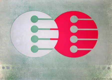 Lithograph Pomodoro - Untitled