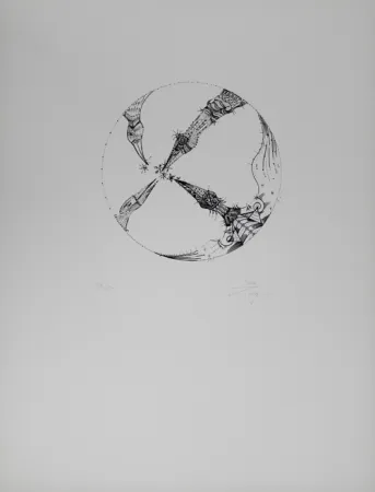 Lithograph Ponç - 4 pájaros (4 Birds)