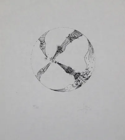 Lithograph Ponç - 4 pájaros (4 Birds)