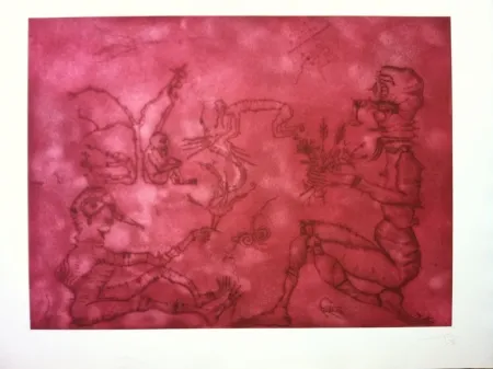 Etching And Aquatint Ponç - Après midi