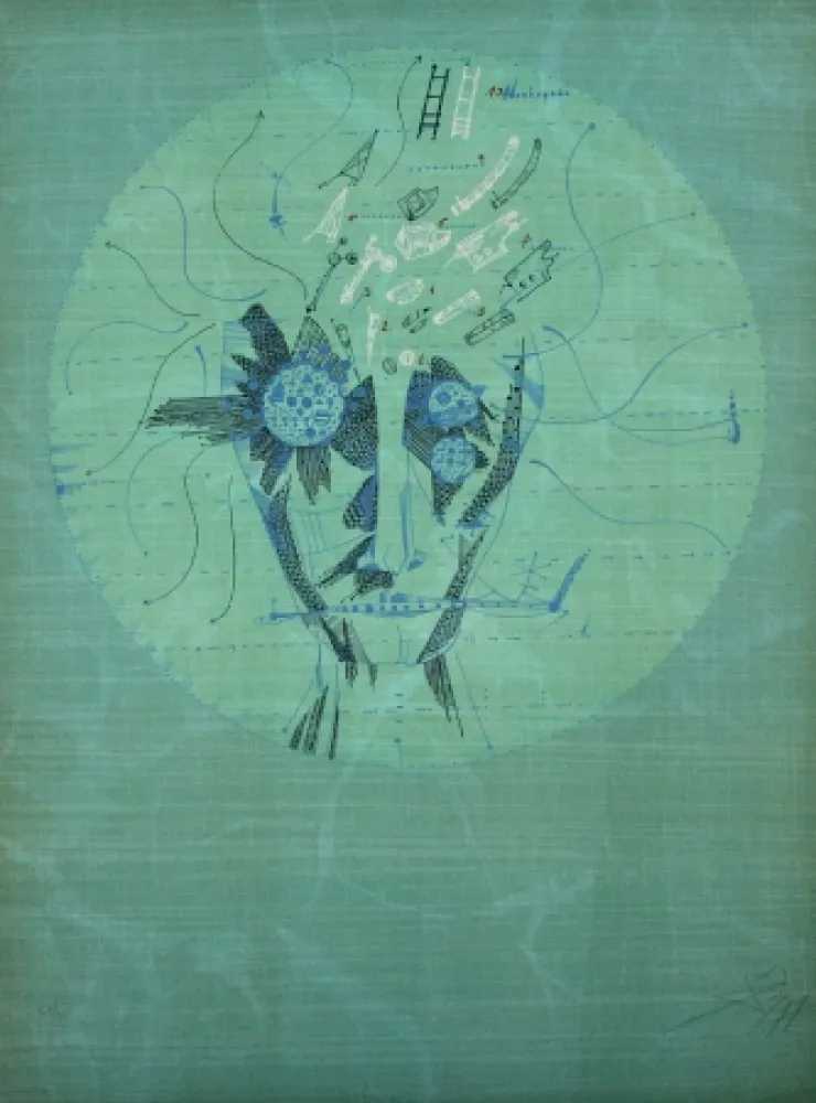 Lithograph Ponç - Barcelona 2