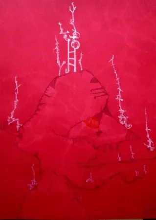 Lithograph Ponç - Barcelone 1