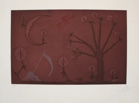 Etching And Aquatint Ponç - Capvespre Màgic / Enchanted Evening