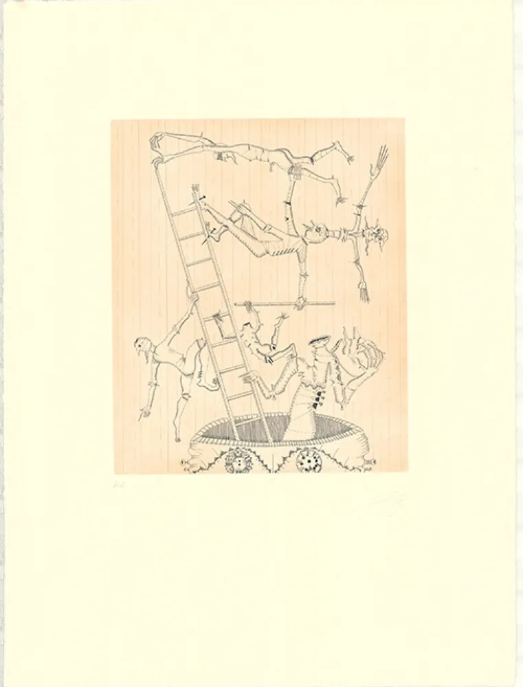 Etching And Aquatint Ponç - Equilibrio