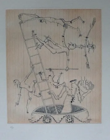 Etching And Aquatint Ponç - Equilibrio