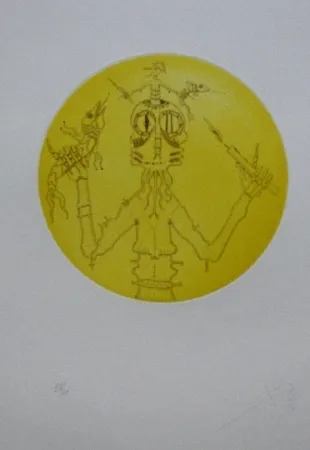 Lithograph Ponç - Esquitx