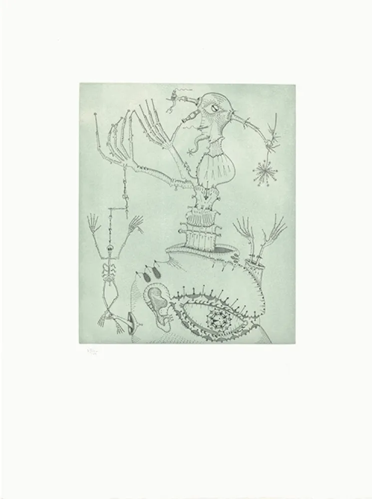 Etching Ponç - Homenaje a Bruhegel (sic!)