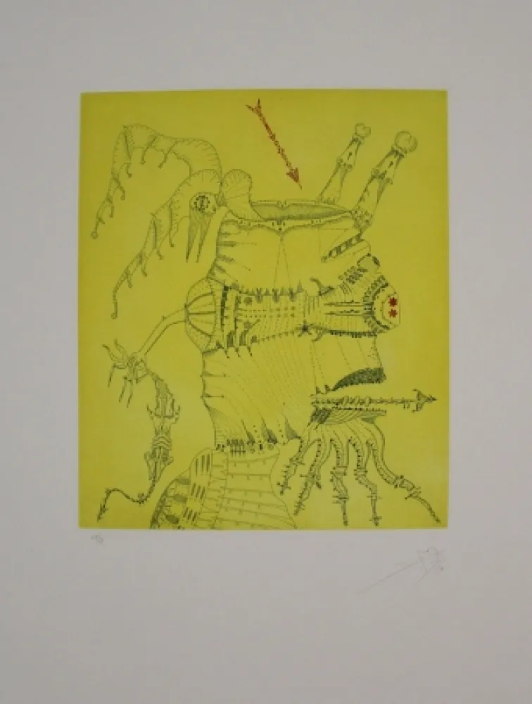 Etching And Aquatint Ponç - Homenaje a Dürer