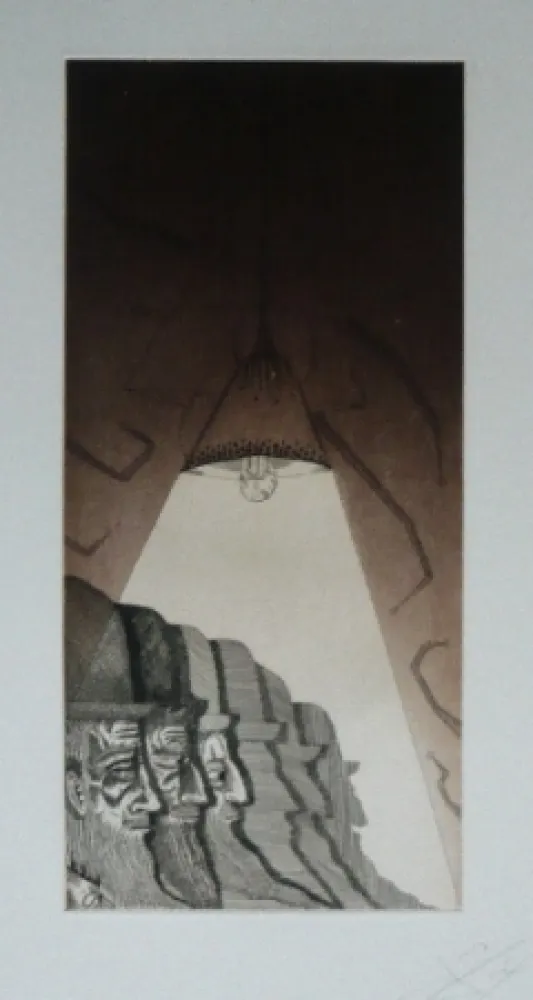 Etching And Aquatint Ponç - Kafka 2