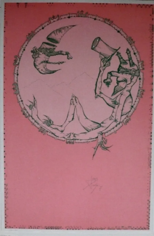 Lithograph Ponç - London