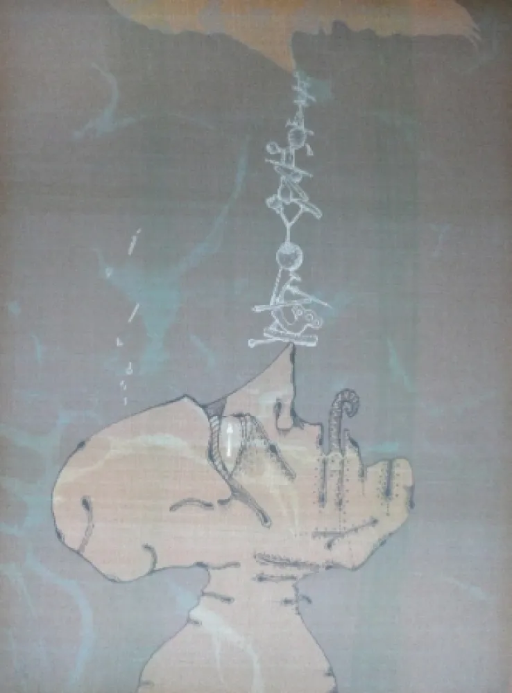 Lithograph Ponç - Madrid