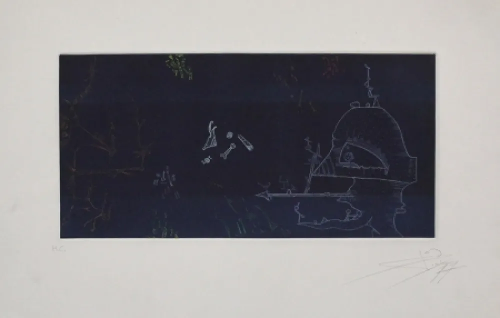 Etching Ponç - Musée d'Art Moderne de la Ville de Paris