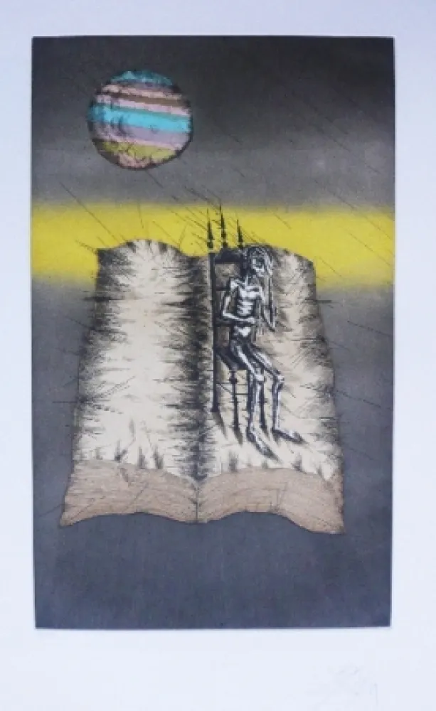 Etching And Aquatint Ponç - Quichotte 12