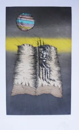 Etching And Aquatint Ponç - Quichotte 12