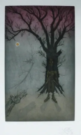 Etching And Aquatint Ponç - Quichotte 4