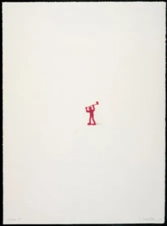 Lithograph Porter - Hacha