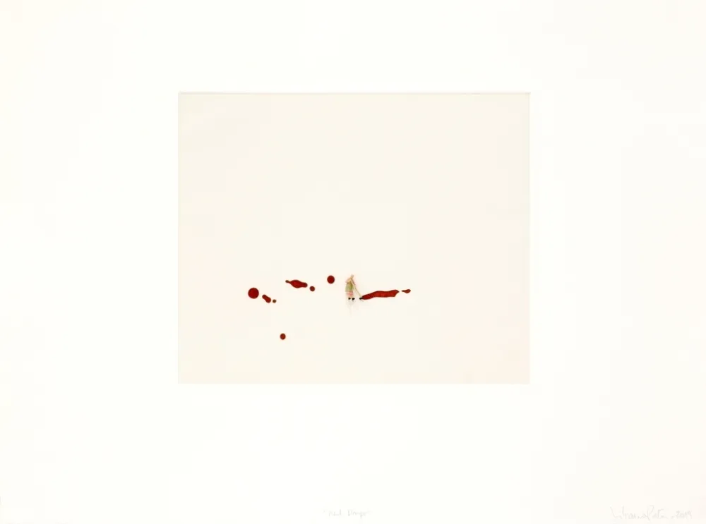 Etching Porter - Red drips