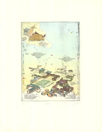 Etching And Aquatint Portugall - Stuttgart