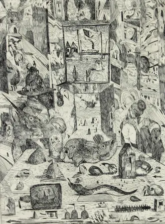 Lithograph Possenti - SENZA TITOLO