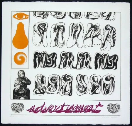 Etching Pozzati - Advertisment